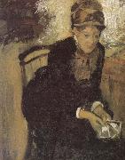 Edgar Degas Kesate taking the card oil painting reproduction